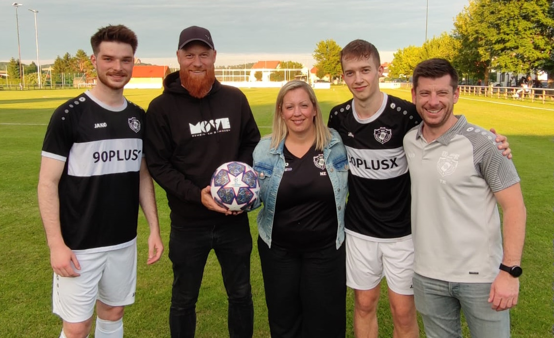 Matchballspende beim SV Spillern am 14. Juni 2024